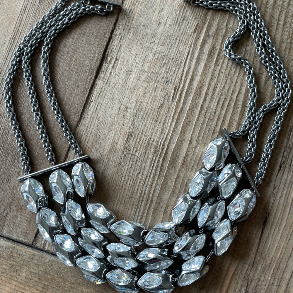 Atelier Swarovski - CORE COLLECTION - 3 Strand Collar Necklace - RARE